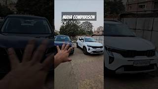 Maha Comparison between Kia Sonet amp Mahindra XUV 3X0 shorts [upl. by Asusej]