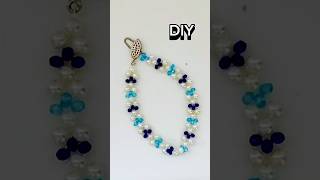 Beads bracelet DIY 10 min bracelet with beads shorts [upl. by Ilowell]