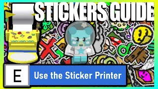 🐝BEE SWARM SIMULATOR STICKERS GUIDE  ALL STICKER LOCATIONS 2024 [upl. by Mcnelly155]