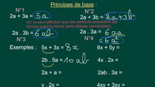 Introduction au calcul litteral 1 Principes de base [upl. by Lledor678]