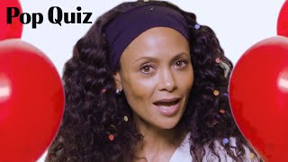 Thandie Newton Plays Pop Quiz  Marie Claire [upl. by Barbe]