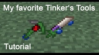 My favorite Tinkers Tools Tinkers Construct Best Tools Showcase [upl. by Attenev]