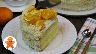 Апельсиновый торт очень простой рецепт ✧ Orange Cake English Subtitles [upl. by Trudie924]