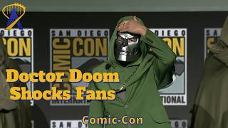 Robert Downey Jr Shocks Fans as Doctor Doom at Comic Con [upl. by Enileme]