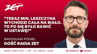 Radosław Fogiel quotTeraz min Leszczyna wychodzi cała na biało To po się było bawić w ustawęquot [upl. by Lucian]