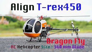 Align Trex450 with Custom Dragon Fly Canopy [upl. by Anivle369]