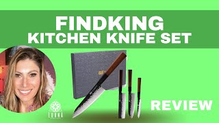 FINDKING Dynasty Series 4pcs in One Kitchen Knife Set Review [upl. by Utica]