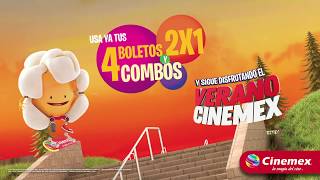 Verano Cinemex 2019  Usa ya tus beneficios [upl. by Imalda]