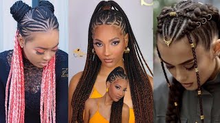 🔥Très belles coiffures africaines nattes tresses tendances 2024AfricanHairstyles [upl. by Suzanna]