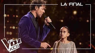 David Bisbal y Alira Moya cantan quotMe siento vivoquot  La Final  La Voz Kids Antena 3 2024 [upl. by Eicak782]