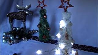 DIY Besonderer LED Weihnachtsbaum SELBER MACHEN  Upcycling [upl. by Brenn]