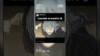 Kakashi VS Mahito naruto jujutsukaisen [upl. by Malita584]