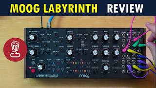 Moog Labyrinth  A Synth that’s a Generative Idea Machine  13 patch ideas review amp tutorial [upl. by Ailati99]