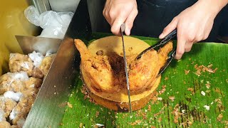 Filipino Street Food  THE FAMOUS FRIED CHICKEN in Marikina [upl. by Nail]