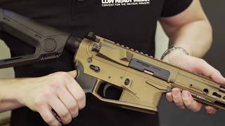 IWA 2018  HERA ARMS  SRB AR 15 223 Design Update  LRM Messecheck [upl. by Laux]