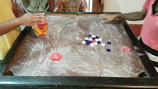 SSS carrom powder practical use on board [upl. by Adnauq9]