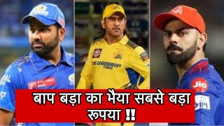 क्या Rohit Sharma की इज्जत से बड़ा पैसा है iplretention ipl thala viratkohli rohitsharma [upl. by Bruno]