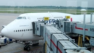 B747 Upper Deck HD  Air France  Paris CDG to Montreal [upl. by Ahtrim]