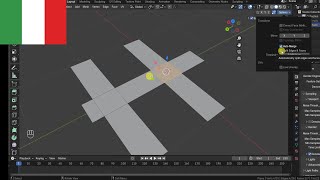 Come creare automaticamente vertici e spigoli nelle intersezioni tra le mesh in Blender  Tutorial [upl. by Ewen]