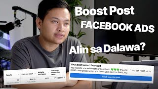 Facebook Ads Tutorial Boost Post or Facebook Ads Sino Ang Pipiliin mo FacebookAds [upl. by Bainbrudge]