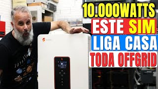 NOVO SUPER INVERSOR SRNE OFFGRID de 20000W Pico 10000W Nominal [upl. by Deeanne]