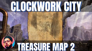 Clockwork City Treasure Map 2 Elder Scrolls Online ESO [upl. by Nade]