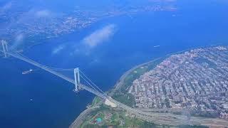 Verrazano Narrows Bridge Flyover New York [upl. by Renie]