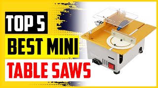 TOP 5 Best Mini Table Saws of 2022 Review [upl. by Mindi]