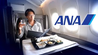 13 Hours in ANA New First Class quotThe Suitequot  Tokyo to New York [upl. by Kylander28]