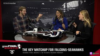 Why the Atlanta Falcons pass rush could be key on Sunday  Falcons Final Whistle Podcast [upl. by Hafeetal]