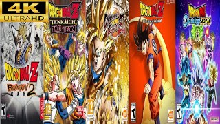 Evolution of Dragon Ball games  1986 to 2024 UHD 4K 60 fps [upl. by Oecam]