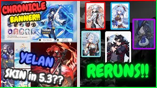 NEW UPDATE Confirmed Yelan Skin 53 to 54 ROADMAP Banner amp CHRONICLE WISH  Genshin Impact [upl. by Halbert]