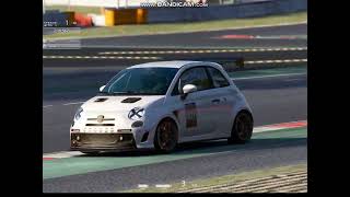 Assetto Corsa car mod abarth 500 tracktool barcelona zz [upl. by Chaffinch]