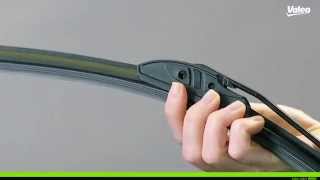 Install your Valeo First wiper blade with a Hook adaptor [upl. by Ahsenet]