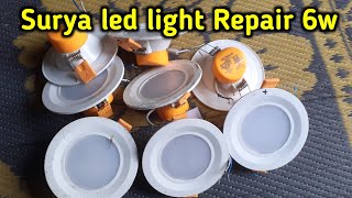 6w surya led light repair  led bulb repair kese kare  surya led bulb  Electronics verma [upl. by Worra]