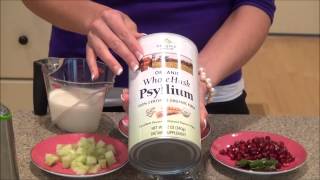 Organic India Whole Husk Psyllium Husk in a DigestionBoosting Smoothie [upl. by Couture]