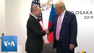 Trump and Putin Meet at the G20 Summit [upl. by Mosa]