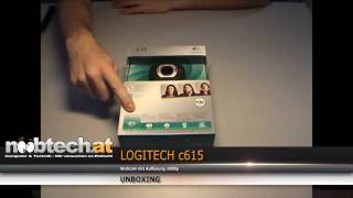 Logitech c615 Webcam  Hands on  NooBTECHat [upl. by Deena]