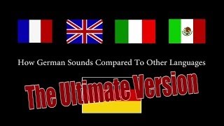 How German Sounds Compared To Other Languages Ultimate  Full Version  CopyCatChannel [upl. by Pinkerton]