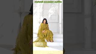 mehndi special outfitsdressdesignmehndisuitgownfashionlifestyle shorts viralvideotrending [upl. by Laszlo]