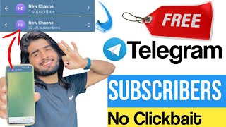 free telegram subscribers 2023  telegram subscriber kaise badhaye free [upl. by Kippar]