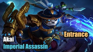 Akai Imperial Assassin Skin Epic Entrance Upscale 4K Mobile Legends MLBBNEXTCREATOR [upl. by Lepley]