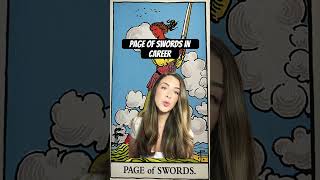 Tarot Cards in Career Page of Swords tarot tarotcardmeanings pageofswords [upl. by Autry]