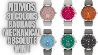 Nomos Tangente 38mm in 31 COLORS limited edition [upl. by Eudora]