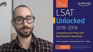 Kaplan LSAT Prep  LSAT Unlocked Book Review [upl. by Akinyt238]