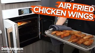 Air Fry Chicken Wings  Cooking with GE Café Ovens Air Fry Mode [upl. by Rahmann]