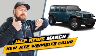 New Jeep Wrangler Color  Final Edition 392  Jeep News March [upl. by Harihat]