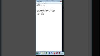 How to link any website in HTML html htmltutorial htmltamil [upl. by Jobey194]