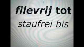 Niederländisch für Anfänger  Auf der Autobahn [upl. by Stanwin]