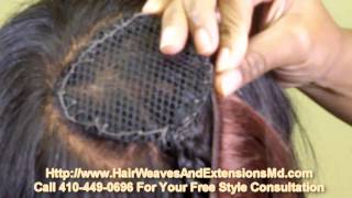 Net Weave Video by Hair Weaves And Extensions Salon [upl. by Akinuahs]